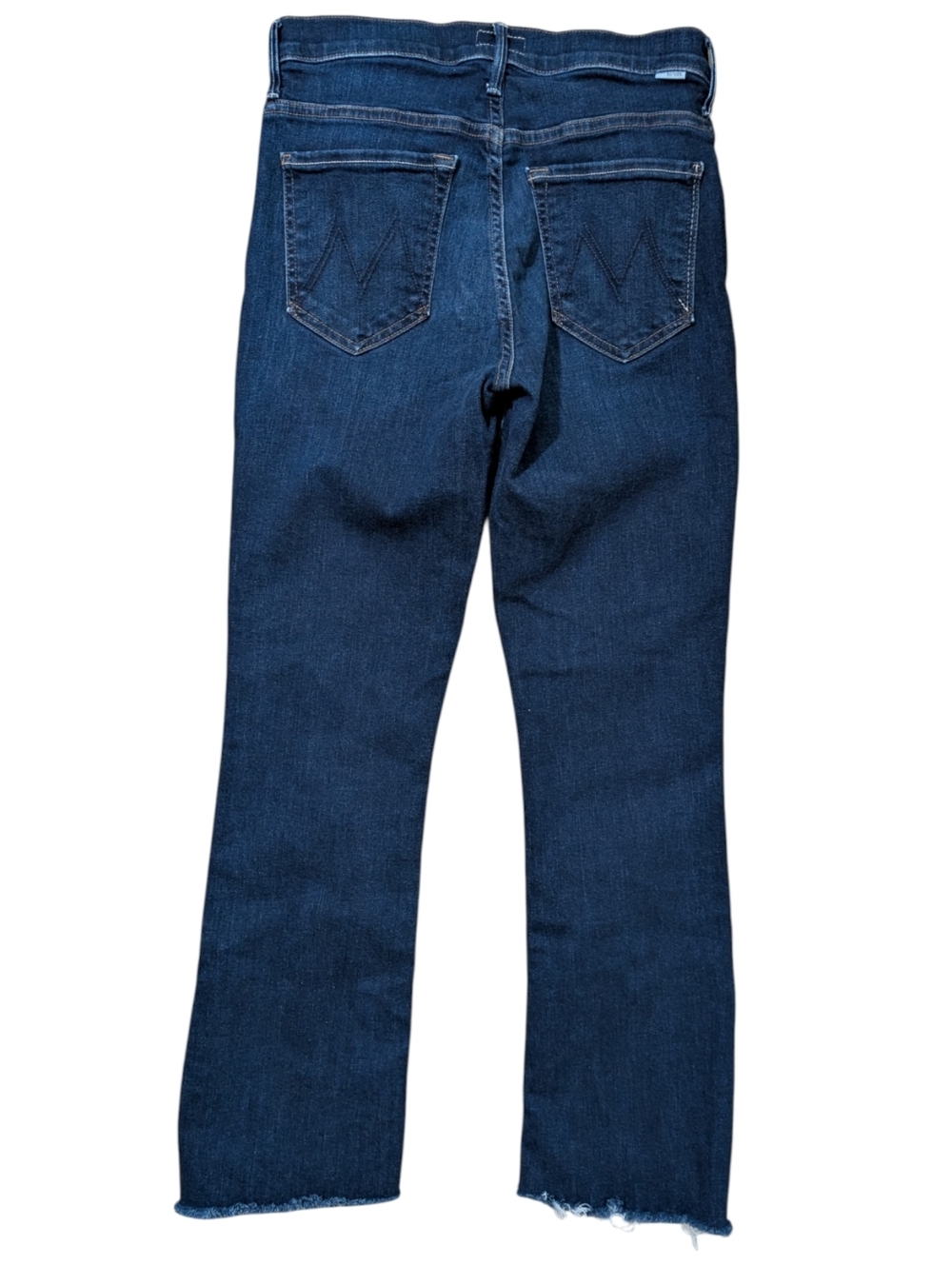 MOTHER The Insider Crop Step Fray Jeans - Off Limits Size 26 - Picture 5 of 10